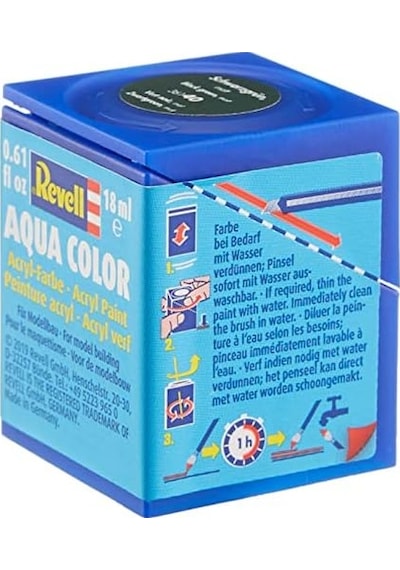 - Su Bazlı Boyası Siyah Yeşil Mat 18 Ml 36140 6998