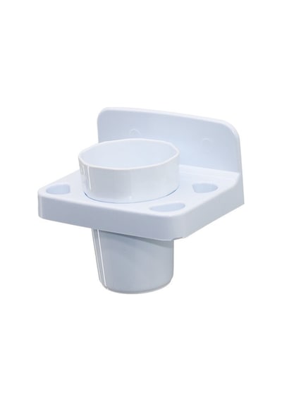 Qlux L-00646 Zen Diş Fırçalık Seti - Bardaklı 4 Fırçalıklı Beyaz Abs- 24'li Paket Diğer