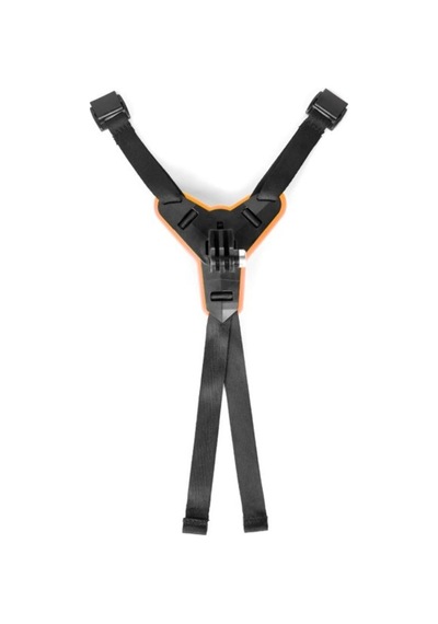 Gopro İle Uyumlu Aksiyon Kamera Kask Alt Çene Bağlantı Aparatı Pratik Turuncu Siyah