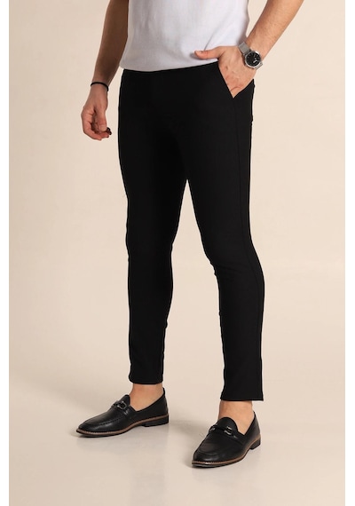 Classics Men Erkek Siyah Renk Düz Kesim Kaliteli Esnek Likralı Bilek Boy Kumaş Pantolon-7104 Siyah Classics Men Erkek Siyah Renk Düz Kesim Kaliteli Esnek Likralı Bilek Boy Kumaş Pantolon-7104 Siyah