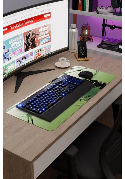 Metal Gear Solid Kaymaz Dikişli Kauçuk Oyuncu Mousepad V5 - 70x30 Xl Gaming Mouse Pad Fare Altlığı