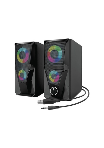 Mikado Md-336 2.0 Multimedia Rgb Ledli 6 Watt Usb Speaker