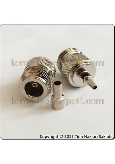 N Dişi Kablo Konnektörü RG316 RG174 RG188 LMR100 50Ω