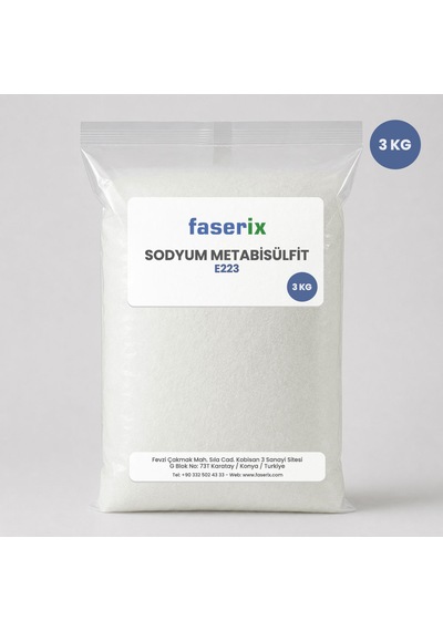 Sodyum Metabisülfit E223 3 Kg