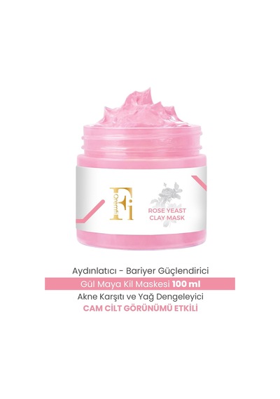 Lexroo Gül Maya Kil Maskesi Aydinlatici Bariyer Güçlendirici Akne Karsiti Yag Dengeleyici 100 Ml