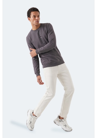 Slazenger Gabıno I Erkek Koyu Gri Sweatshırt