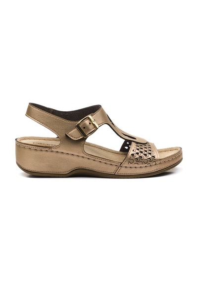 Carlaverde Anatomic Kadın Sandalet 3062 37 Bronz