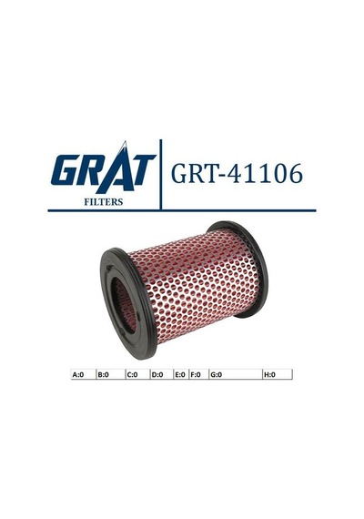 Grat 41106 Hava Filtresi Nissan D22 Pick Up 9802 Çift Kabin Makara Tip 165462s601