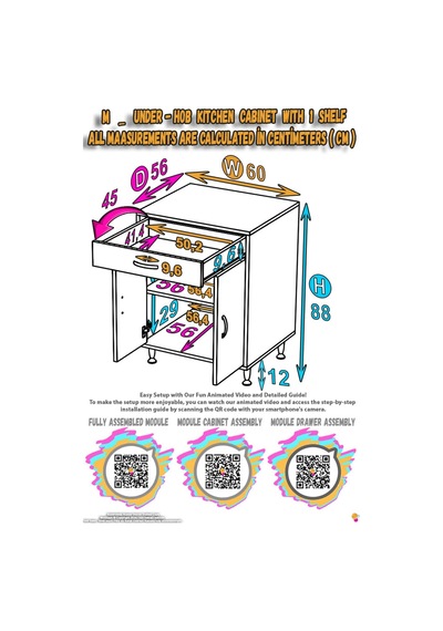 M Yeni Qplas Modüler Mutfak 60 Cm Ocak Altı Dolabı - Çekmece, Kapak Ve 1 Raf 2 Bölmeli Beyaz M Yeni Qplas Modüler Mutfak 60 Cm Ocak Altı Dolabı - Çekmece, Kapak Ve 1 Raf 2 Bölmeli Beyaz