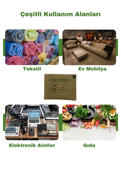 2 Gr 25 Adet Nem Alıcı Rutubet Giderici Küf Önleyici %100 Doğal