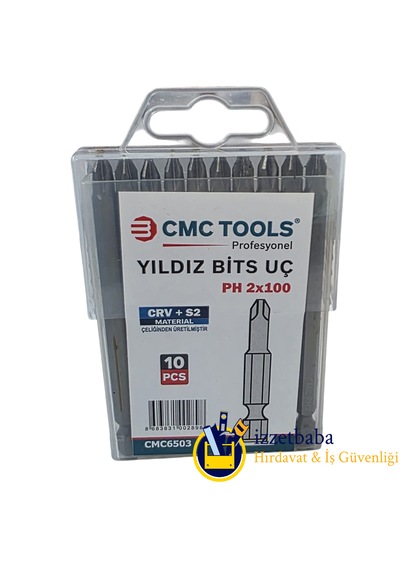 Cmc Ph2x100mm Yıldız Cmc6503 Bits Uç 10 Adet