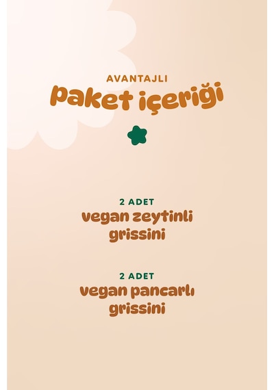 Hummorganic Organik Tuzlu Grissini Atıştırmalık Paketi - 4 adet (2 çeşit)