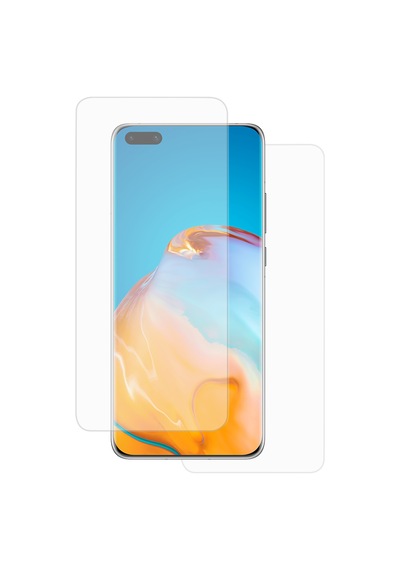 Exquıs Huawei P40 Pro Uyumlu Ön Ve Arka Koruma 360 Full Kaplama - Şeffaf