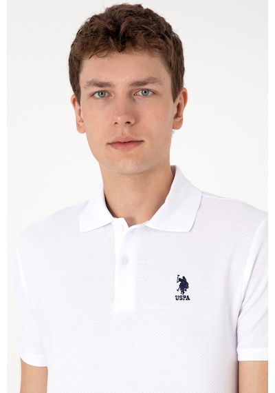 U.s. Polo Assn. Erkek Polo T-shirt 2106339 Beyaz