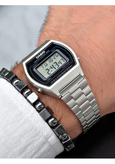 Casio Nda3178  Retro Erkek Kol Saati Gümüş + Bileklik