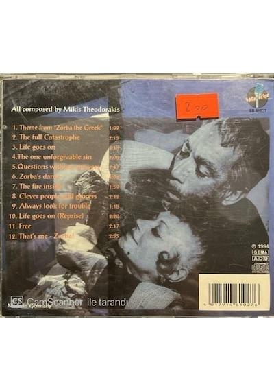 Plak Değildir Cd Dir Cd Zorba The Greek Cd