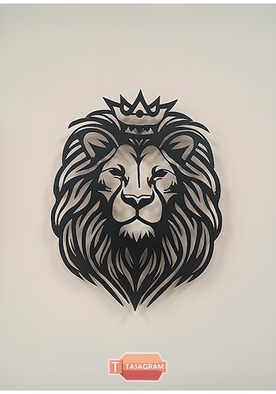 Aslan Kral Metal Tablo