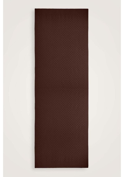 Imannoor Pencere Kafes Kahve Ramy Jakar Şal 70x210 Kahverengi