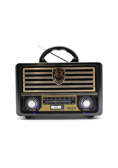 Meier M-113Bt Nostaljik Usb-Tfcard-Bluetooth Destekli Fm Radyo