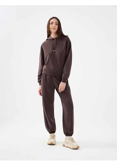 Loft Regular Fit Kadın Eşofman Altı Lf2041115 Q1.v1 Kahverengi