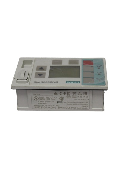 3uf72101aa000 Operator Panel With Display For Measured Values Ye Sıemens