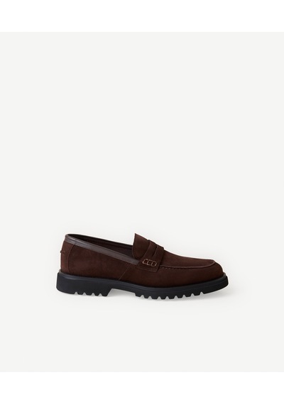 Yargıcı Süet Klasik Loafer 26keay4009x 003 Kahverengi