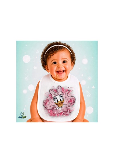 Cindy Keten Bebek Mama Önlüğü Yumuşak - Emici - Yıkanabilir - Özel Tasarım P038 Çok Renkli