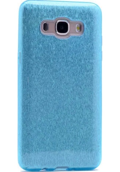 Samsung Uyumlu Galaxy J5 2016 Kılıf Zore Shining Silikon Mavi