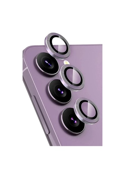 Samsung Galaxy S24 Fe Raze Metal Kamera Lens - Mor Belirtilmemiş