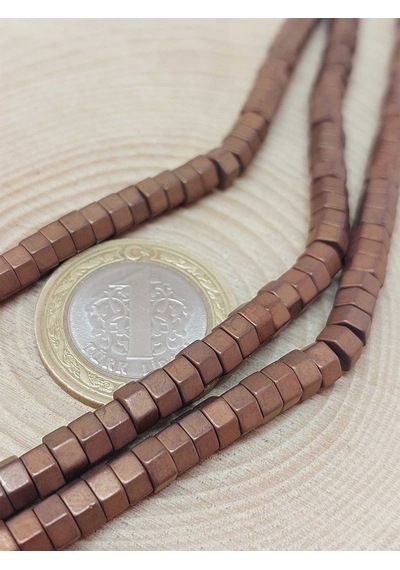 Yasamtohumu Hematit Taşı Şekilli Dizi 3x5mm 54654 Çok Renkli
