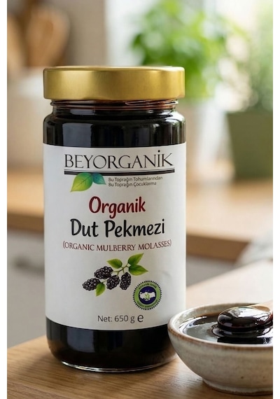 Beyorganik Pestisit Analizli Organik Dut Pekmezi 650gr