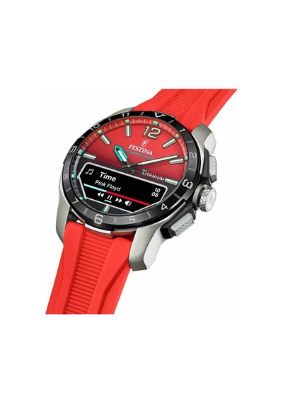 Festına F23000/6 Connected D Red Erkek Kol Saati Gri - Siyah