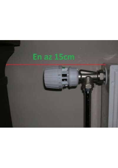 Danfoss Uk Yatay Beyaz Termostatik Radyatör Vanası Gövde+kafa 1/2"