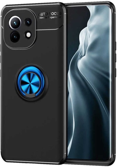 Xiaomi Mi 11 Kılıf Zore Ravel Yüzüklü Silikon Kılıf