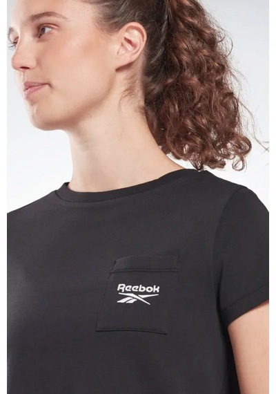 Reebok Rı Tee Siyah Kadın Kısa Kol T Shirt Siyah