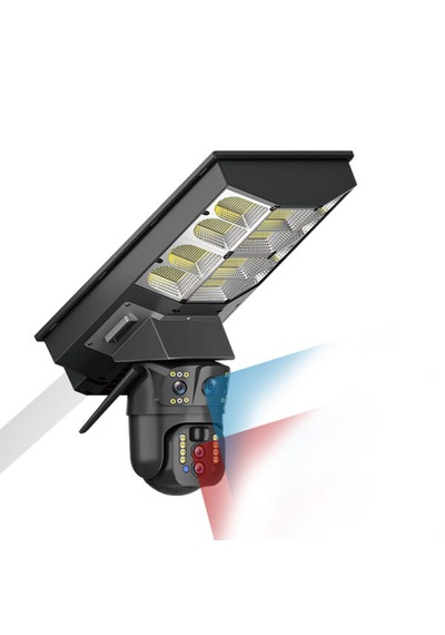 Avenir Av-sl400w Solar Wi-fi Sokak Lambası 3lens 3ekran 4mp Akıllı Ptz Kamera