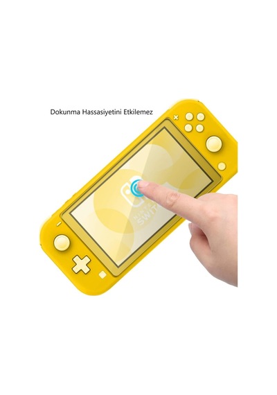 Nintendo Switch Lite İle Uyumlu Ekran Koruyucu 5.5 İnç 9h Parlak Nano Koruma Oyun Konsolu