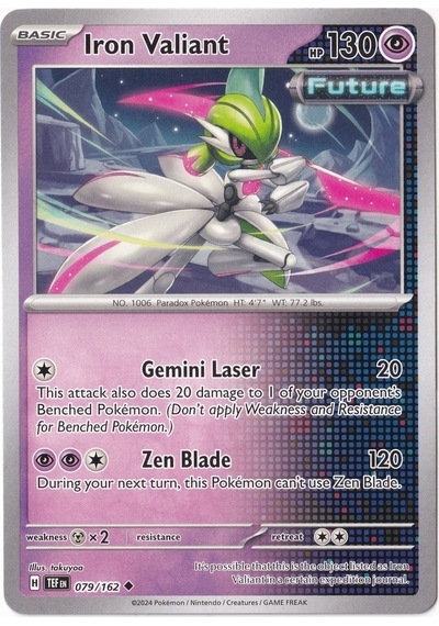 Iron Valiant 078/162 - Temporal Forces - Pokemon Kartı Mint