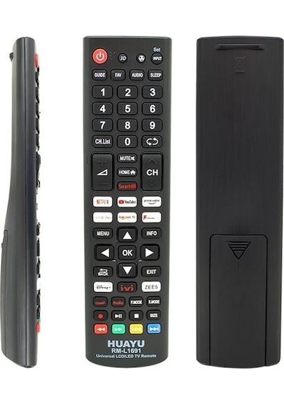 Huayu Rm-l1691 Netflix-youtube-prime Video-google Play Tuşlu Universal Lcd Led Tv Kumandası
