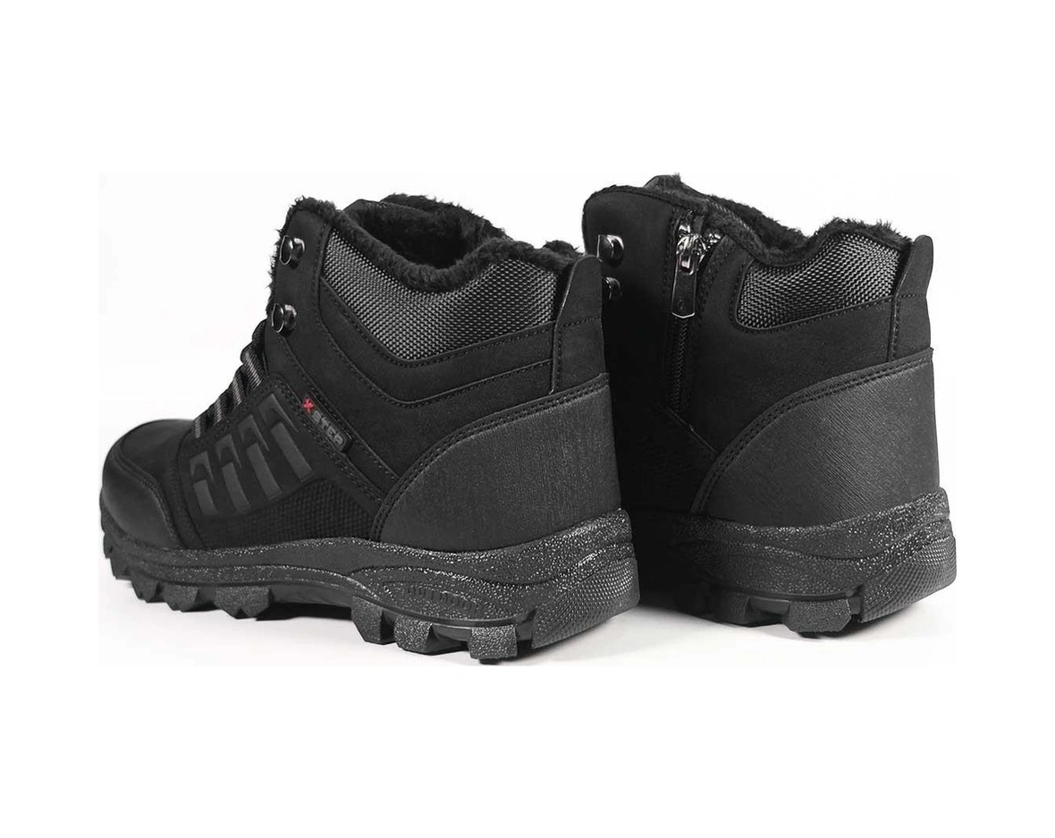 X-step Poliüretan Füme Erkek Suya Dayanıklı Outdoor Bot - Siyah - 38 Siyah