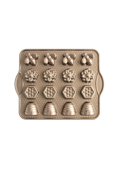 Nordicware Meşgul Arılar Mini Kek Kalıbı 94777 Altın