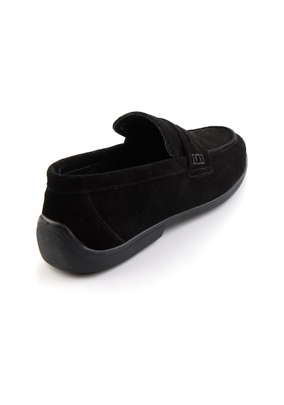 Siyah Hakiki Deri Erkek Loafer Ayakkabı E01054408202 Siyah