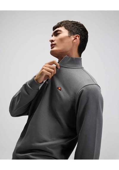 Ellesse Yarım Fermuarlı Antrasit Erkek Sweatshirt Em580 Antrasit