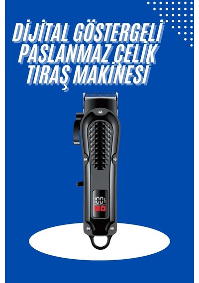 Northcity Kablosuz Dijital Saç Kesme Makinesi - Profesyonel Saç Sakal Tıraş Aleti