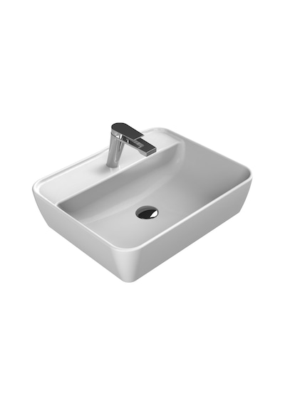 Turkuaz Seramik Cerastyle One Lavabo 55 x 45 CM (Batarya Delikli)