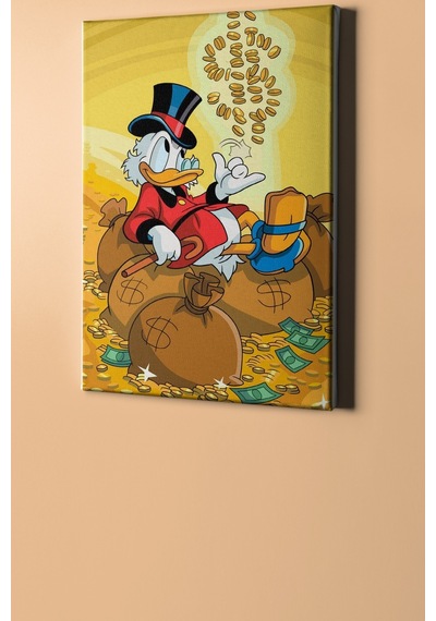 Webstyle Sayılarla Boyama Seti Kasnaklı Zengin Ördek 50 X 65 Cm
