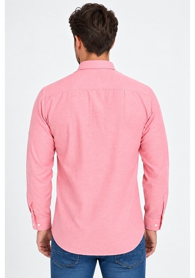 G974 Dewberry Erkek Gömlek-pembe-2