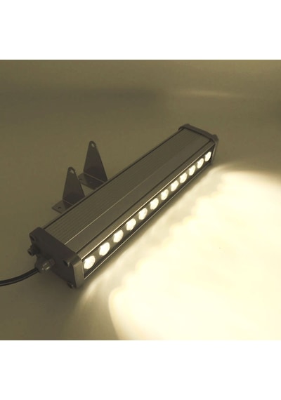 Led Aydınlatma Wall Washer Duvar Boyama 35 Cm 12w 6 Renk Yeşil
