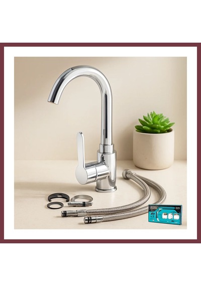 Storeşahin Krom Aç-kapa Lavabo Bataryası Ktx-2639 Shn0720