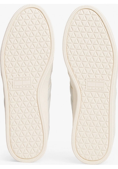 Tommy Hilfiger Tommy Jeans The Greenwich Edge Deri Erkek Sneaker Em0em016150lc Beyaz